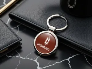 Oldsmobile Portachiavi Personalizzato Stile con Foto Bombata